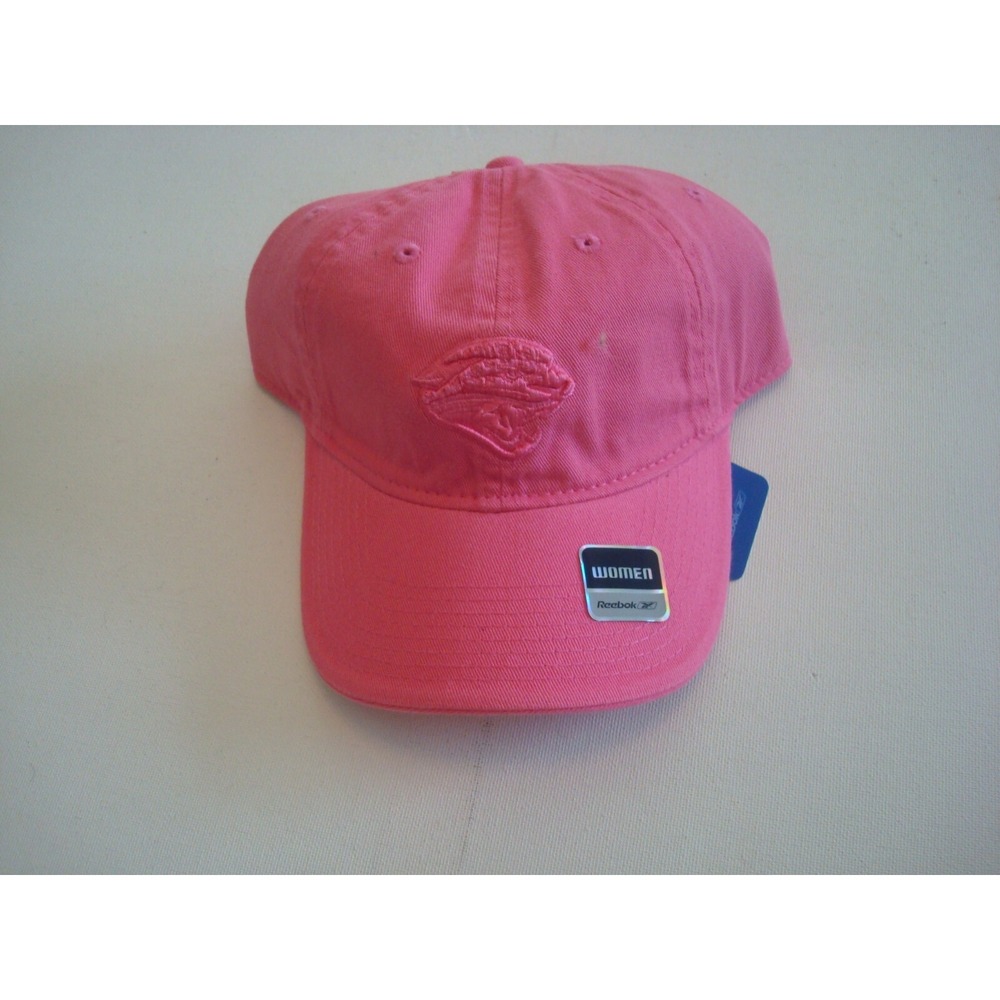 WOMENS JAGUARS PINK BCA REEBOK GOLF STRAPBACK BEACH GOLF HAT CAP VINTAGE EE4